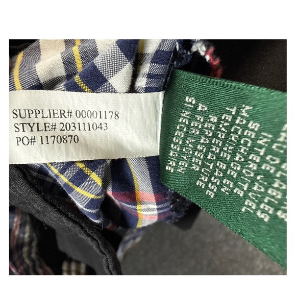 LRL Lauren Ralph Lauren Active‎ Plaid Shorts Women 14 Red & Blue Golf Bermudas - Picture 11 of 13